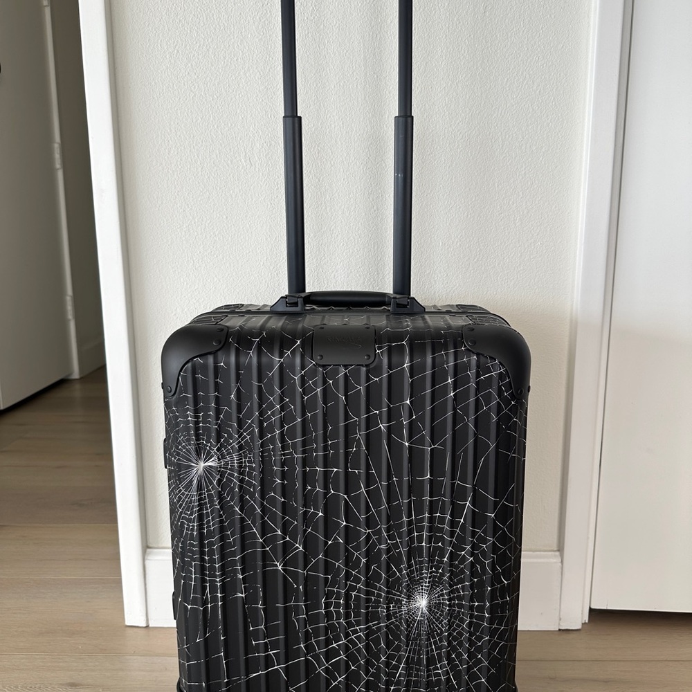 RIMOWA x Supreme Spiderweb Cabin Plus Black FW19
